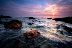 Rhosneigr---Sunset-Splash