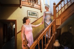 004 - Janet & Gemma on Stairs