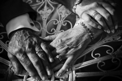 062 a - Janet & Pete Hands Rings BW