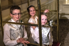 Children in Luggage Trolley