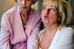 Elizabeth and Mama Pouting