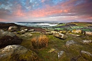 A Winters Sunday Morning Mist at Curbar