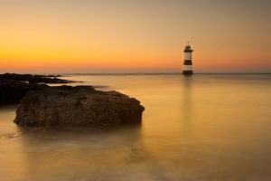 Penmon Lighthouse Sunset