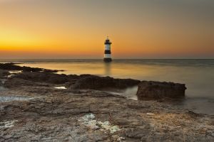 Penmon Sunset Rocks