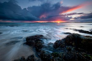 Rhosneigr Storm Sunburst